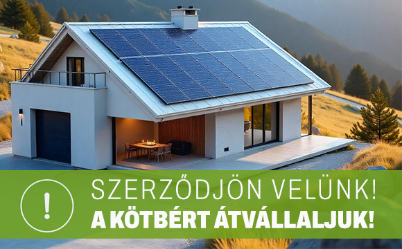 Kivitelező váltás a Napenergia Plusz Programra